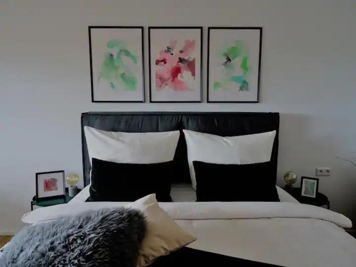Modernes Apartment Mit Traumhaftem Blick Ins Gruene Braunlingen Ngoại thất bức ảnh